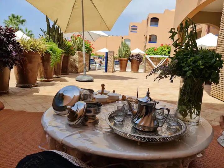 Paradis Plage Pieds Dans L'Eau - Superbe Appartement & Jaccuzi Agádír Exteriér fotografie